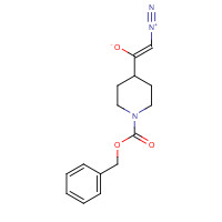 1256386-47-6 (Z)-2-diazonio-1-(1-phenylmethoxycarbonylpiperidin-4-yl)ethenolate chemical structure