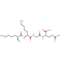 72189-84-5 (2S)-2-[[2-[[(2S)-6-amino-2-[[(2S)-2,6-diaminohexanoyl]amino]hexanoyl]amino]acetyl]amino]pentanedioic acid chemical structure