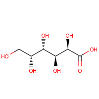 576-36-3 (2R,3S,4S,5R)-2,3,4,5,6-pentahydroxyhexanoic acid chemical structure