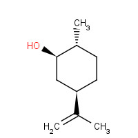 20549-47-7 (1R,2R,5R)-2-methyl-5-prop-1-en-2-ylcyclohexan-1-ol chemical structure