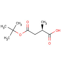 185836-75-3 (2R)-2-methyl-4-[(2-methylpropan-2-yl)oxy]-4-oxobutanoic acid chemical structure