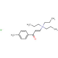 252367-60-5 [(E)-3-(4-methylphenyl)-3-oxoprop-1-enyl]-tripropylazanium;chloride chemical structure