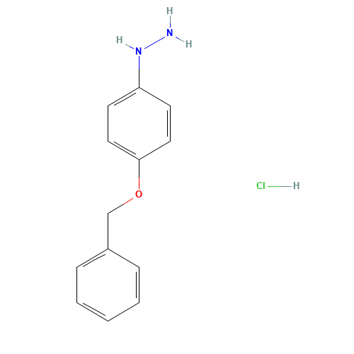 52068-30-1 4-Benzyloxyphenylhydrazine hydrochloride chemical structure