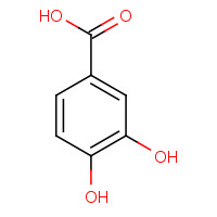 99-50-3 3,4-Dihydroxybenzoic acid chemical structure