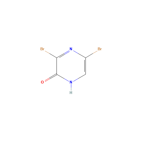 21943-15-7 3,5-Dibromo-2-hydroxypyrazine chemical structure