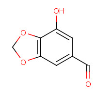 81805-98-3 7-Hydroxy-1,3-benzodioxole-5-carboxaldehyde chemical structure