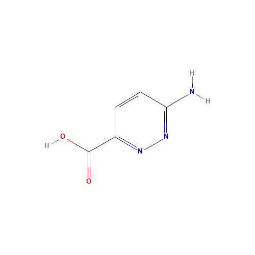 59772-58-6 6-Amino-pyridazine-3-carboxylic acid chemical structure