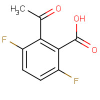 319457-34-6 2-Acetyl-3,6-difluorobenzoic acid chemical structure