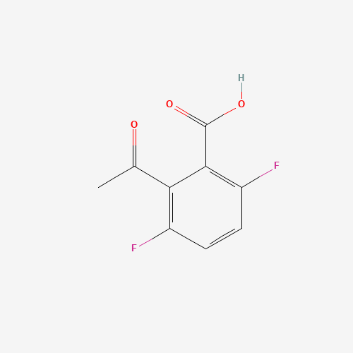 319457-34-6 2-Acetyl-3,6-difluorobenzoic acid chemical structure