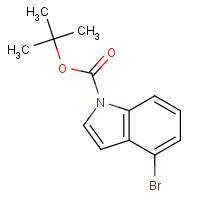 676448-17-2 4-Bromoindole-1-carboxylic acid tert-butyl ester chemical structure