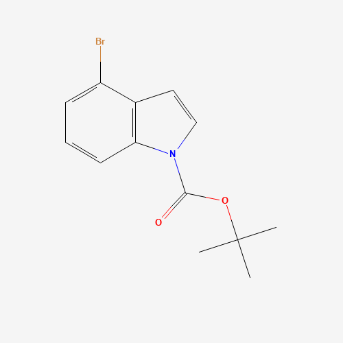 676448-17-2 4-Bromoindole-1-carboxylic acid tert-butyl ester chemical structure