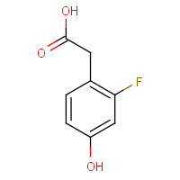 68886-07-7 2-Fluoro-4-hydroxyphenylacetic acid chemical structure