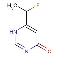 227184-11-4 6-(1-Fluoroethyl)-4(1H)-pyrimidinone chemical structure