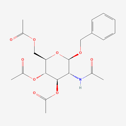 13343-66-3 Benzyl 2-acetamido-2-deoxy-3,4,6-tri-o-acetyl-beta-D-glucopyranoside chemical structure