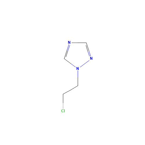 3236-66-6 1H-1,2,4-Triazole,1-(2-chloroethyl)- chemical structure
