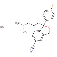 59729-32-7 Citalopram hydrobromide chemical structure