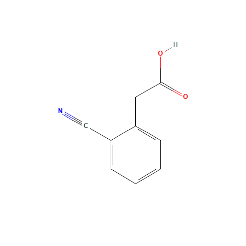 18698-99-2 2-Cyanobenzeneacetic acid chemical structure