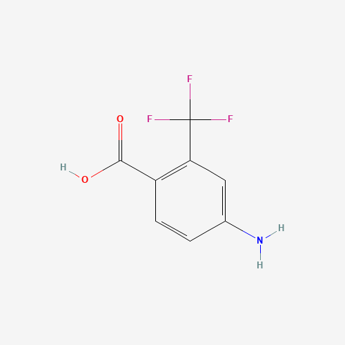 393-06-6 4-Amino-2-trifluoromethylbenzoic acid chemical structure