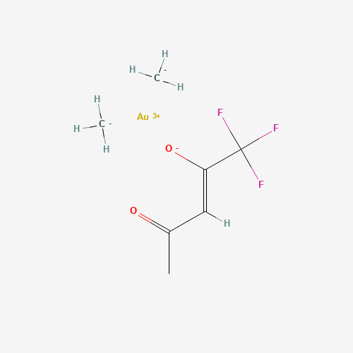 63470-53-1 Dimethyl(trifluoroacetylacetonate)gold(III) chemical structure