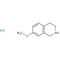 1745-05-7 7-Methoxy-1,2,3,4-tetrahydroisoquinoline hydrochloride chemical structure