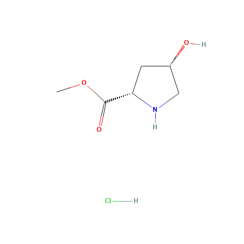 40126-30-5 cis-4-Hydroxy-L-proline methyl ester hydrochloride chemical structure