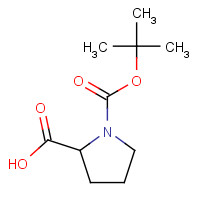 59433-50-0 Pyrrolidine-1,2-dicarboxylic acid 1-tert-butyl ester chemical structure
