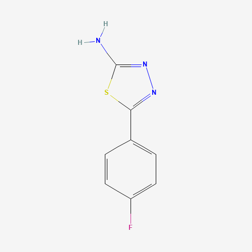 942-70-1 2-Amino-5-(4-fluorophenyl)-1,3,4-thiadiazole chemical structure