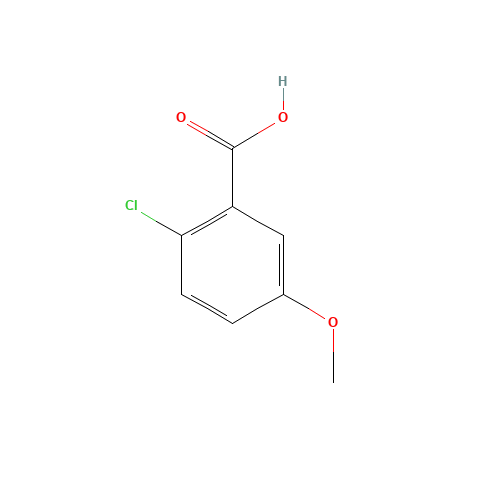 6280-89-3 2-Chloro-5-methoxybenzoic acid chemical structure