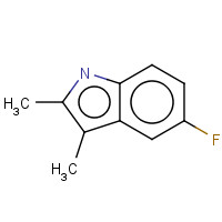 526-47-6 2,3-Dimethyl-5-fluoroindole chemical structure
