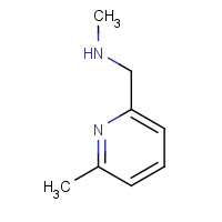 6971-57-9 6-Methyl-2-picolyl-methylamine chemical structure