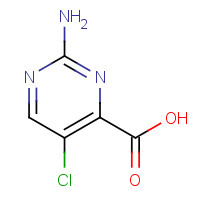 45867-11-6 2-Amino-5-chloropyrimidine-4-carboxylic acid chemical structure