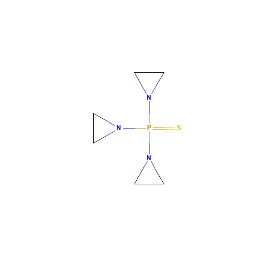 52-24-4 Triethylenethiophosphoramide chemical structure
