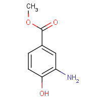 536-25-4 Methyl 3-amino-4-hydroxybenzoate chemical structure