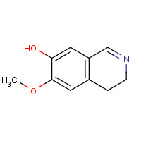 4602-73-7 3,4-Dihydro-7-hydroxy-6-methoxyisoquinoline chemical structure