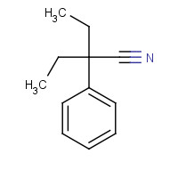 5336-57-2 2-Ethyl-2-phenylbutyronitrile chemical structure