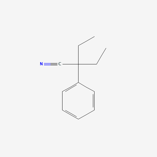 5336-57-2 2-Ethyl-2-phenylbutyronitrile chemical structure
