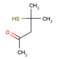 19872-52-7 4-Methyl-4-mercaptopentan-2-one chemical structure