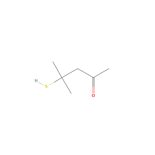19872-52-7 4-Methyl-4-mercaptopentan-2-one chemical structure