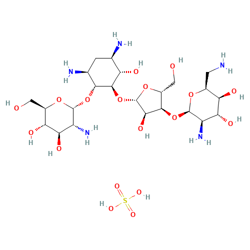1263-89-4 Paromomycin sulfate salt chemical structure