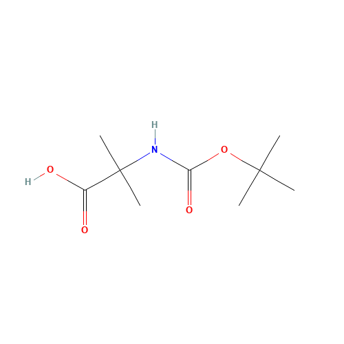 30992-29-1 N-Boc-2-aminoisobutyric acid chemical structure