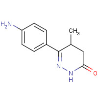 101328-85-2 6-(4-Aminophenyl)-4,5-dihydro-5-methyl-3(2H)pyridazinone chemical structure