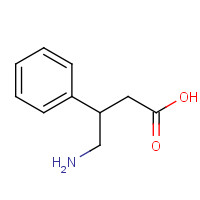 1078-21-3 4-Amino-3-pheny-butyric acid chemical structure