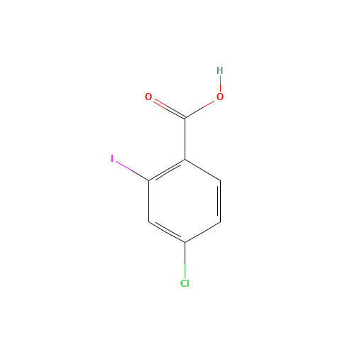 13421-13-1 4-Chloro-2-iodobenzoic acid chemical structure
