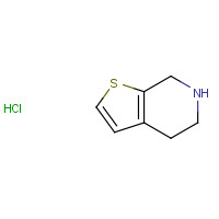 28783-38-2 4,5,6,7-Tetrahydrothieno[2,3-c]pyridine hydrochloride chemical structure