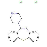 111974-74-4 11-Piperazinodibenzo[b,f][1,4]thiazepine dihydrochloride chemical structure