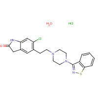 138982-67-9 Ziprasidone hydrochloride monohydrate chemical structure