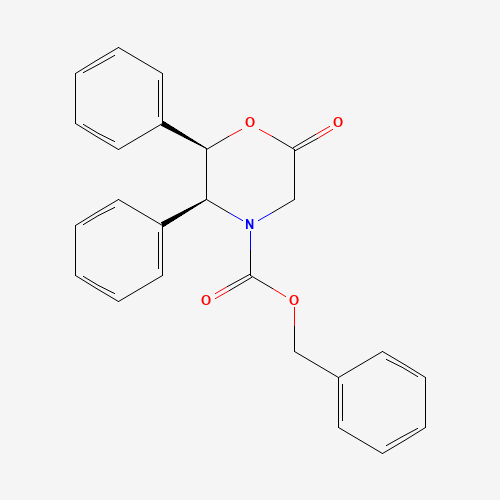 100516-54-9 BENZYL (2R,3S)-(-)-6-OXO-2,3-DIPHENYL-4-MORPHOLINECARBOXYLATE chemical structure