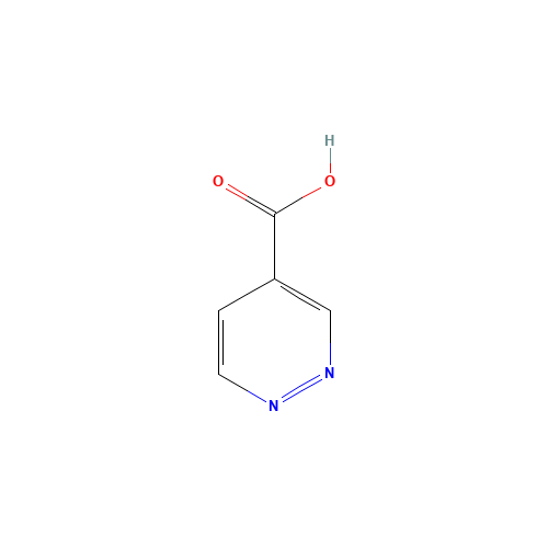 50681-25-9 Pyridazine-4-carboxylic acid chemical structure