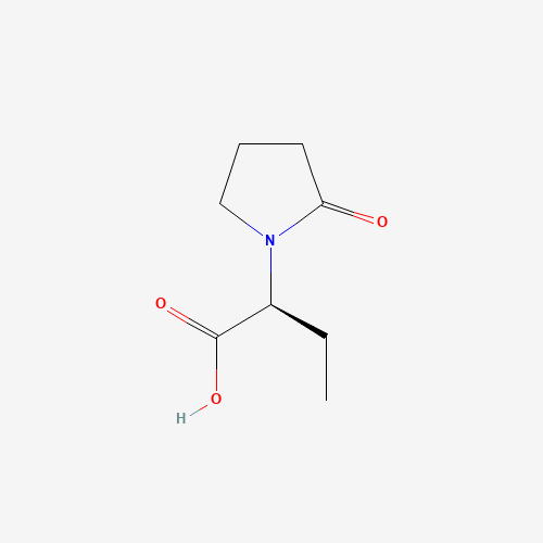 102849-49-0 (2S)-2-(2-Oxopyrrolidin-1-yl)butanoic acid chemical structure