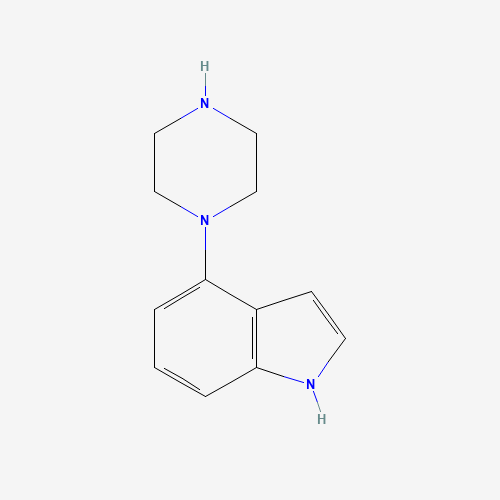 84807-09-0 4-(1-Piperazinyl)-1H-indole chemical structure